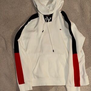 Tommy Hilfiger White and Red Women’s Hoodie